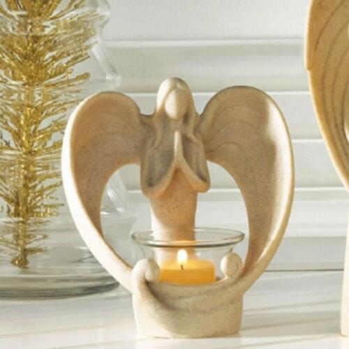 Resin Angel Candle Holder Angels Candleholder Tealight Bereavement Gift Decor