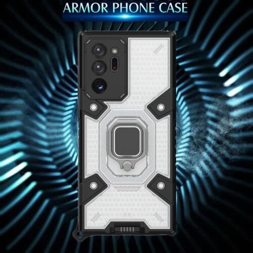 ShockProof Armor Ring Coque For Samsung Galaxy S21 Ultra Plus S20 FE Stand Back Case Cover For Samsung Note 20 Ultra 10 Plus