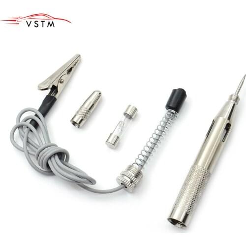 DC 6V-24V Car Circuit Tester Probe Light System Test Probe Lamp Auto Light Lamp Voltage Test Pen Detector Copper Diagnostic Tool