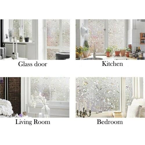 Self Adhesive Privacy Window Film Sticking Smooth Glass Shower Paste Doors Tool Surfaces Membrane J9A3