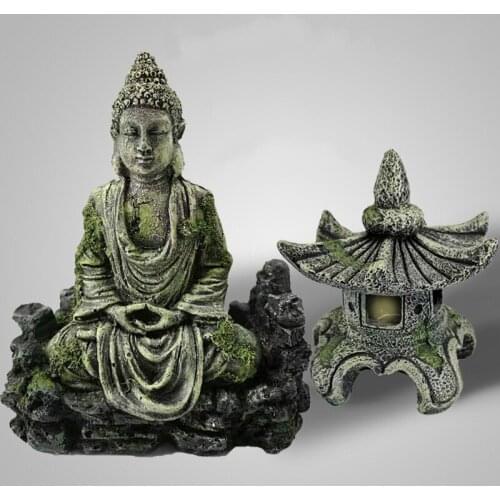 Aquarium decoration fishtank decoration fish tank decorations buddha statue aquarium accessories fish buddha statue