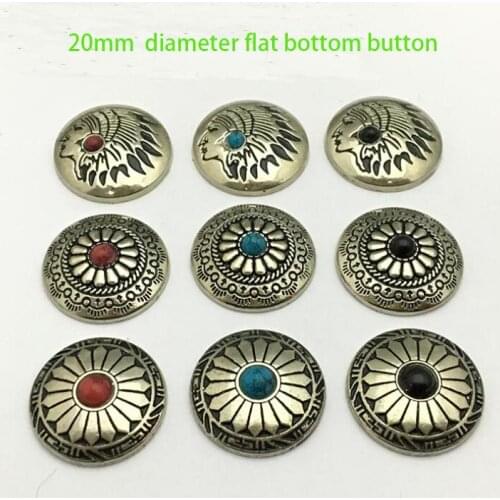 10pcs/lot Zinc alloy 20mm Sunflower purse button chrysanthemum DIY handcrafted leather upholstery button