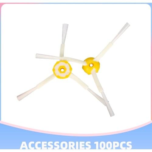 Wholesale 100Pcs Side Brush for iRobot Roomba 500 Series 520 529 530 540 550 560 Robotic Vacuum Cleaner Replacements Parts