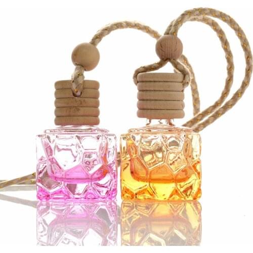 150Pcs 7ML Car Pendant Air Freshener Automobiles Perfume Smell Odor Hanging Bottle Scent Diffuser Fragrance Car Accessories Gift