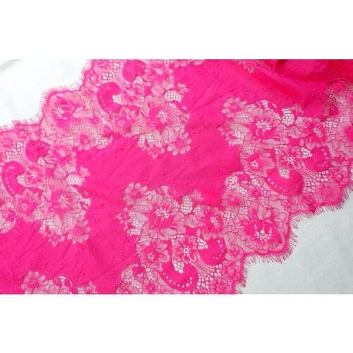 3 Meter 40cm width eyelash chantilly Lace Trim Mesh Lace trim Decoration Crafts Sewing Lace For Wedding Making Decoration