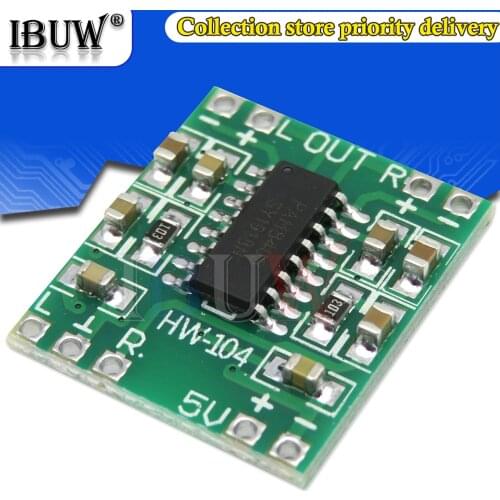 5PCS PAM8403 Super mini digital amplifier board 2 * 3W Class D digital amplifier board efficient 2.5 to 5V USB power supply