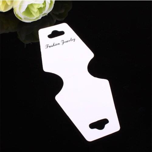 500pcs 4.4cm*10.6cm Jewelry Display Necklace Earring Card Pendant Ring Card Paper Card Packing Card Necklace