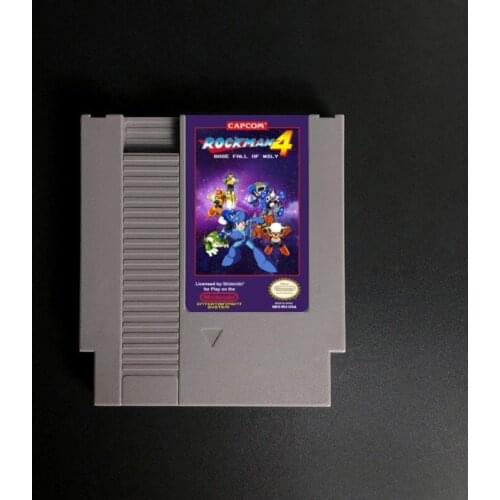 Rockman 4 Rase Fall of Wily - 72 pins 8bit Game Cartridge