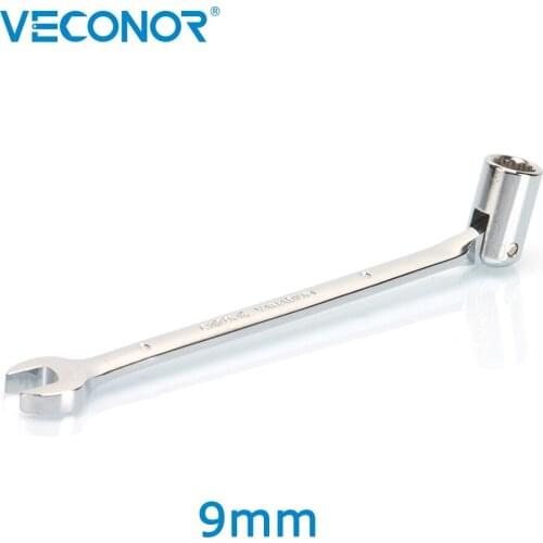 9mm Metric Swivel Head Socket Combination Spanner Wrench Chrome Vanadium Hand Tools