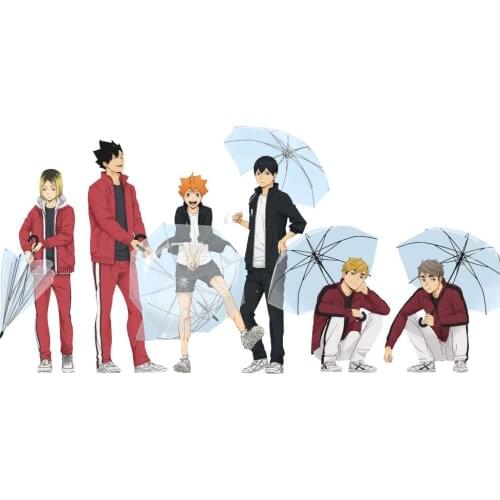 Anime Haikyuu! Anime Haikyuu!! Hinata Shoyo Tobio Kageyama Acrylic Figure Stand Display Model Plate Cosplay Umbrella Series Gift