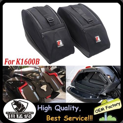 For BMW K1600B K1600 BAGGER K1600GA K1600 Grand America motorcycle side luggage lined saddle bag storage bag k1600ga
