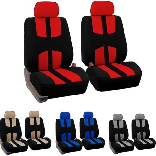 TECHWILL Auto Seat Cover Car Seat Support Vehicle Interior Decoration Car Styling Seat Protector Universal Fit Car Seat Covers