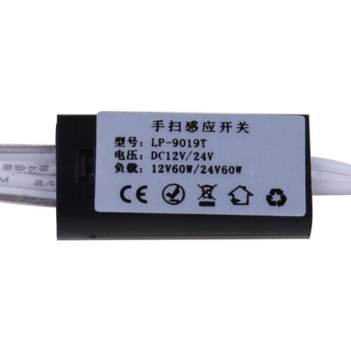 DC 12V 24V Proximity Sensor Hand Wave Sensor Switch for LED Strip Light Cabinet B2QB