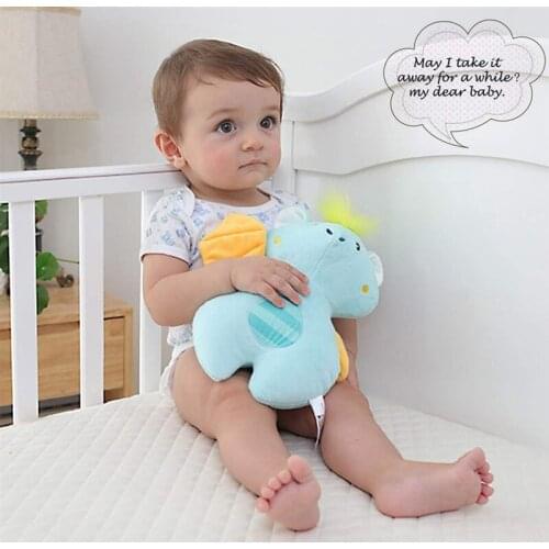 Appease Ring Bell Soft Plush Educational Infant Toys Kids Baby Rattles Mobiles Squeaky Sound Toy For Baby Stroller Crib Appease