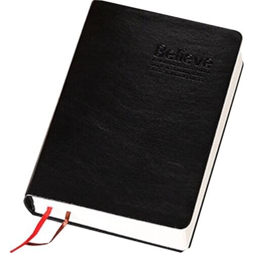Retro Leather Notebook Thick Paper Diary Notepad Blank Office School
