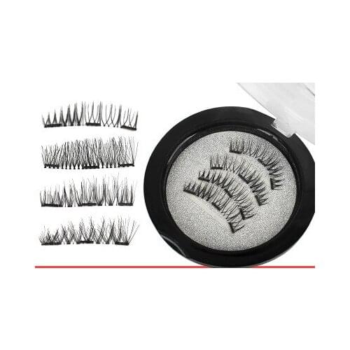 2017 Magical New 4 pcs Reusable Magnet Sheet For 3D Magnetic False Eyelashes Extendsion Handmade fashion full Fake lashes item