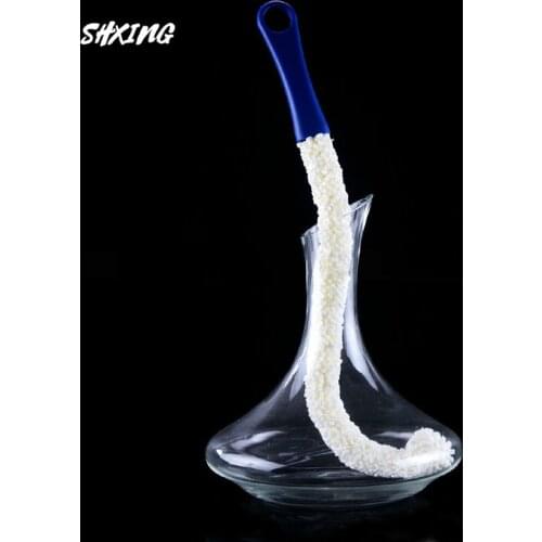 Multifunctional Washing and Decanting Brushes, Decanter Cleaning Brushes, Deformable Brushing Tool for Washing Wine Glasses