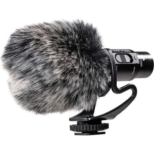 Nicama SGM8 Cardioid Shotgun Camera Microphone Outdoor Photography Interview Windproof Condenser Mic for PC/Phone/DSLR/Camcorder