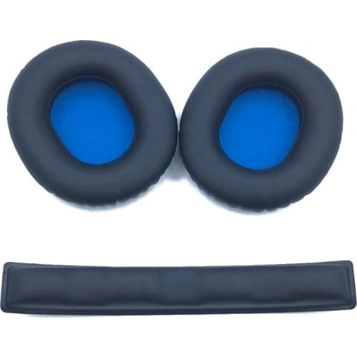 Replacement Earpads Pillow Ear Pads Foam Cushion Repair Parts Compatible with HD8DJ HD6MIX Replacements Head Beam