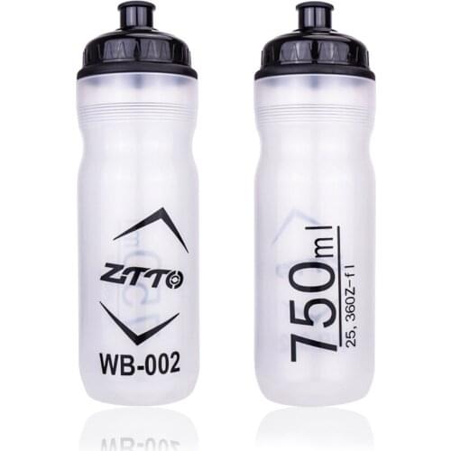 1pc 750ml Outdoor Fitness Sports Bike Drink Bicycle Bottle Mountain Bike Water Bottle Food Grade Silicone Gym Space Cups