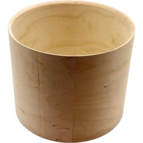 8*7inch 8*6 Inch Birch Wood Drum Body with 45 Degree Bearing Edge Undrill No Holes 6mm Thickness (8inch Diameter) 1 Piece