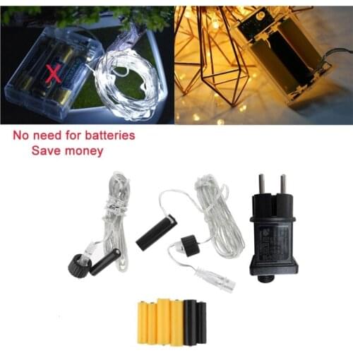 AA AAA Battery Eliminator Power Supply Adapter Replace 2x 3x AA AAA Battery EU for Radio LED Lamp Toys and more