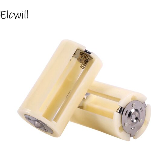 3 AA To D Battery Convertor Adapter DIY 1/2/3 AA To 1 D Size Battery Holder Cases Box Convert Switcher