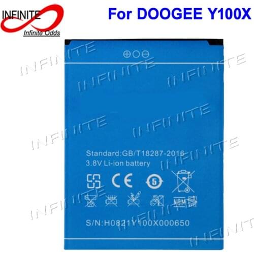 For Doogee Y100X Battery Batterie Bateria Accumulator 2200mAh High Quality