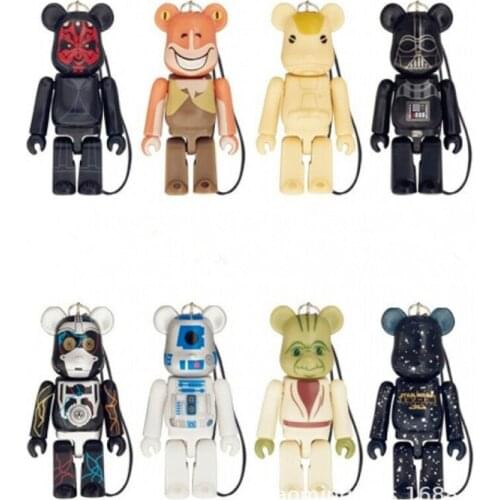 8style 70% Bearbrick Bearbrickys DIY Fashion star Toy PVC Action Figure Collectible Model Toy Decoration christmas gifts
