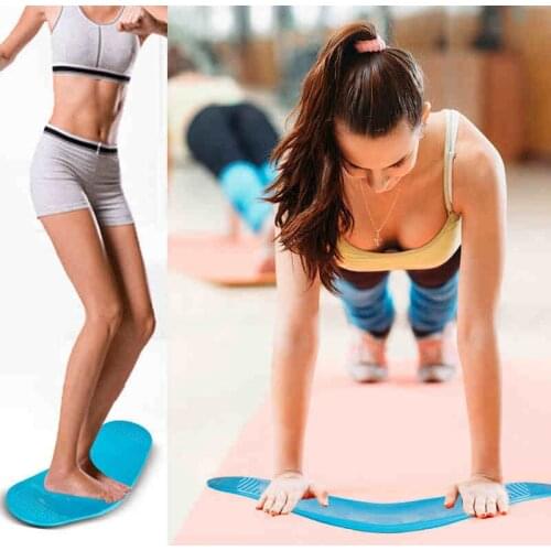 Yoga Fitness Balance Board ABS Twisting Workout Board Leg Abdominal Training Exercise Core Fitness Equipment With Anti Slip Pad
