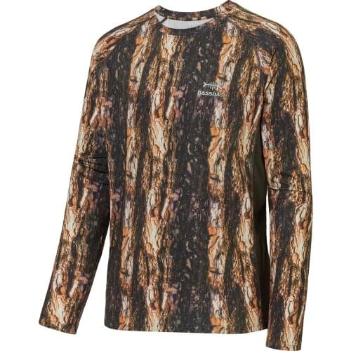 Bassdash FS13M UPF50+ Camo Long Sleeve Shirt Men Hunting Fishing Performance Shirt Quick Dry