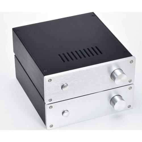 BZ2207C All Aluminum Enclosure Amplifier Audio Chassis Preamplifier Case DIY Housing Box 215MM*70MM*228MM