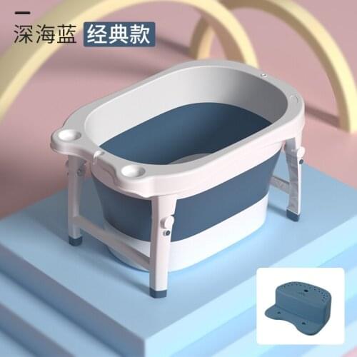 Baby Portable Folding Bathtub Kids Swiming Plastic Portable Bathtub Newborn Baignoire Pliable Foldable Baby Bathtub BW50YP