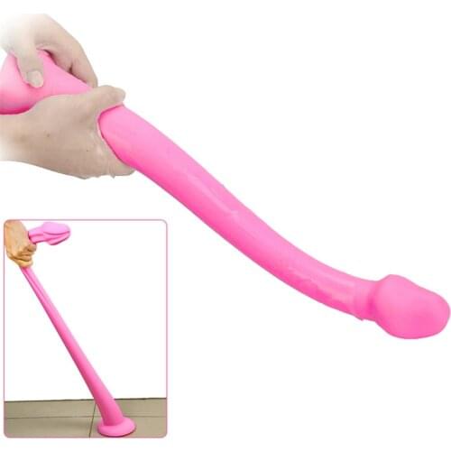 Long Dildo Anal Plug G spot Stimulates Masturbator Silicone Huge Butt Plug Prostate Massage Erotic Anal Sex Toys For Woman Men