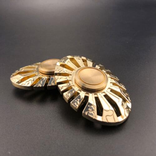 India Magic Eye Metal alloy Finger Spinner Toys for Children Raytheon Mushrooms Fidget Spinner Finger Top Spinner