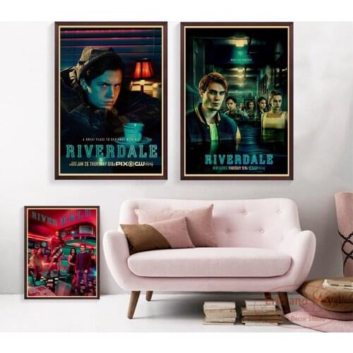 Riverdale TV Play Bar Scenes Posters And Prints Wall Pictures For Living Room Canvas Painting Art Decoration Home Decor Quadro