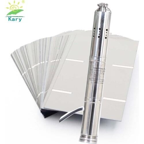 Kary 12v lift 20m 2000l/h 1inch outlet dc submersible solar water well pump for home water supply with 3 inch diameter