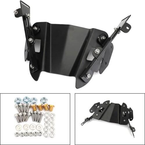 Areyourshop for Yamaha NMAX 155 NMAX155 2016 2017 2018 2019 Modified Windscreen Mirror Windshield Bracket Set Accessories
