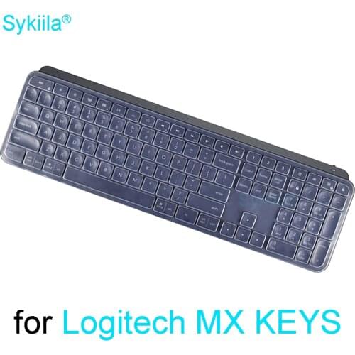 Keyboard Cover for MX KEYS Plus for Mac for Logitech for Logi Wireless Protective Protector Skin Clear Silicone TPU Case