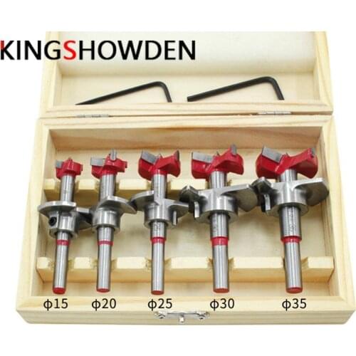 Locator 15,20,25,30,35mm Adjustable Carbide Drill Bits Hinge Hole Opener Boring Bit Tipped Drilling Tool Woodworking Cutter