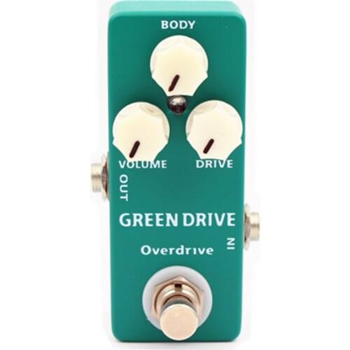 MOSKY Green Drive Overdrive Mini Single Guitar Effect Pedal True Bypass Guitar Parts & Accessories Overdrive Effect Pedal