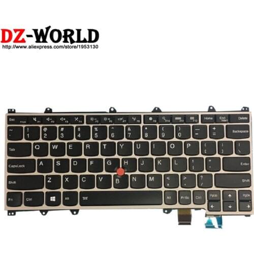 New Original US English Backlit Keyboard for Lenovo Thinkpad Yoga 260 Backlight Teclado 00UR665 00UR671 SN20K40427