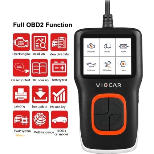 Professional OBD2 Scanner Diagnostic Check Engine Code Reade OBDII Anto Scanner Tool for All OBDII CAN Protocol Car Since 1996