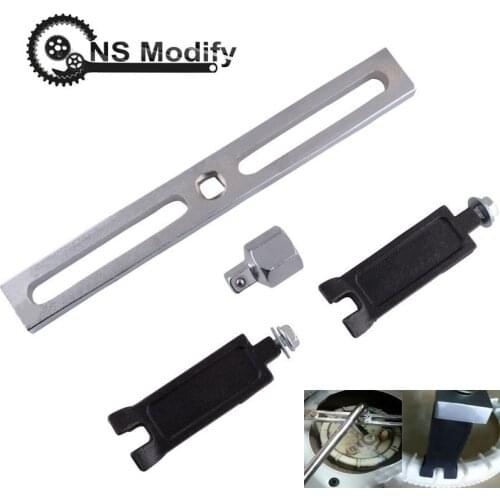 NS Modify Adjustable Steel Fuel Pump Lid Tank Cover Remover Spanner Wrench Tools For Mercedes Benz /BMW / Audi/VW European Cars