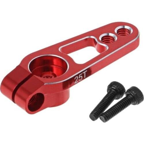 Aluminum 25T Servo Horn Arms 25 Teeth Spline M3 Clamp Steering for Futaba Savox Power Motors D4 RC Drift Car Parts