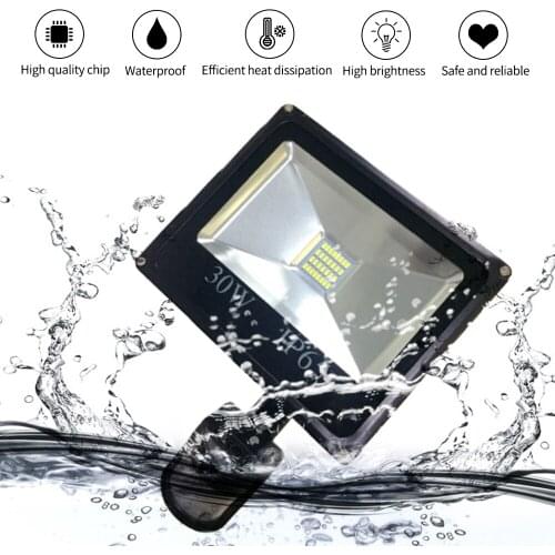 LED Spotlight IP65 Waterproof 10W 50W Spotlight LED Outdoor Lighting Gargen Lamp Reflector Projector Floodlights Free Shipping