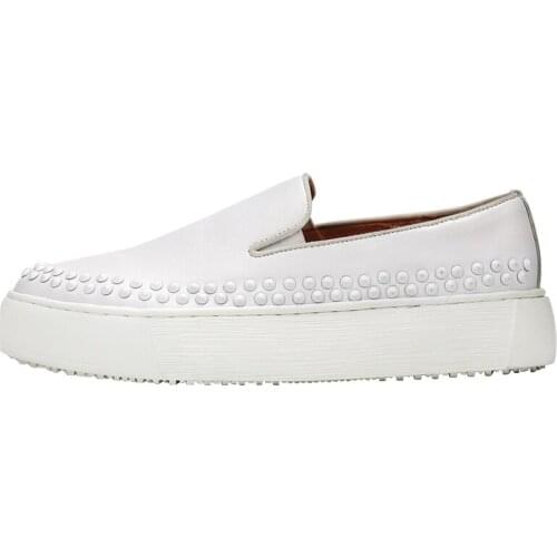 Winter Fashion Rivet casual shoes handmade High Quality Outdoor Slip on Men Shoes Oxfords Sports Shoes Classics Loafers