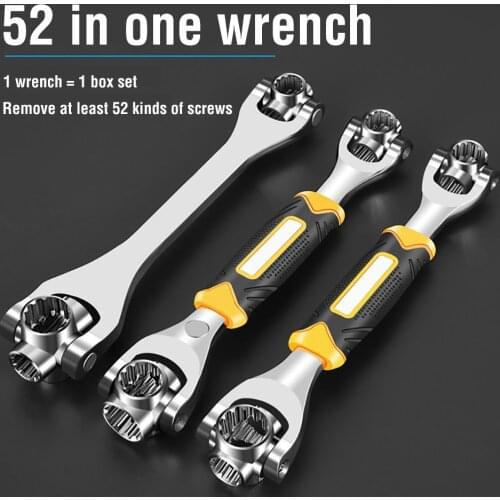 Universal socket wrench 8-in-1 multifunctional fast hexagonal ratchet repair tool 8-21mm