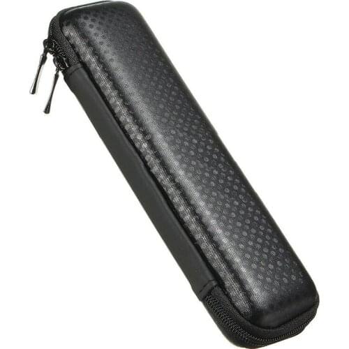 Retro Black Dot Pencil Pen Case Cosmetic Pouch Pocket Brush Holder Makeup Bag