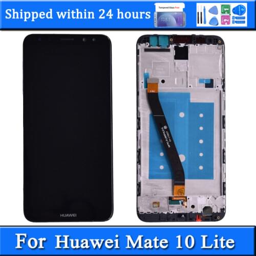 Display For Huawei Mate 10 Lite LCD With Touch Screen Digitizer Assembly With frame Replacement Huawei Mate 10 lite lcd